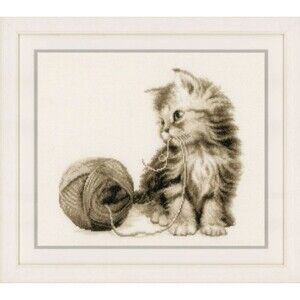 Cross-stitch kit Kitten 0162378 Vervaco